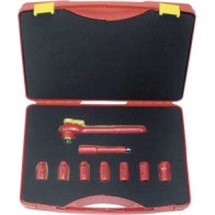 Set clichete VDE, sortiment 1/2", 9 bucati, 1000 V