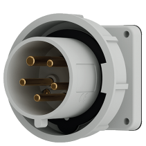 Mennekes 842 ,Stecher montaj pe perete fix , 32A 5 poli 1h-50V , IP67