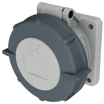 Mennekes 1157 ,Priza modulara CEE pentru montajul in carcase sau canale TwinCONTACT 16A 5 poli 1h-50V , IP67