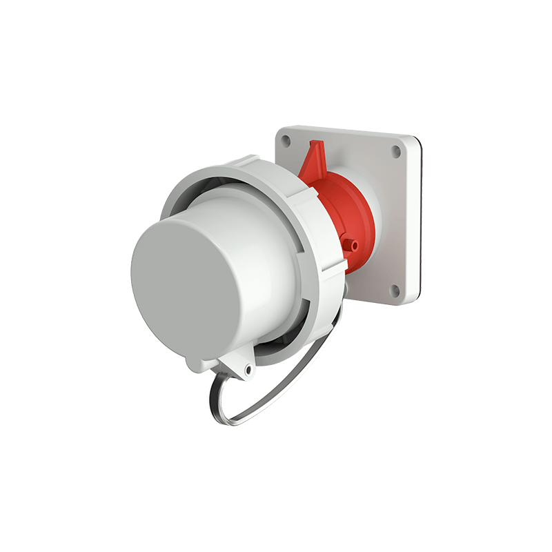 Mennekes 1254 ,Stecher montaj pe perete fix , 32A 5 poli , 6h , 400V , IP67