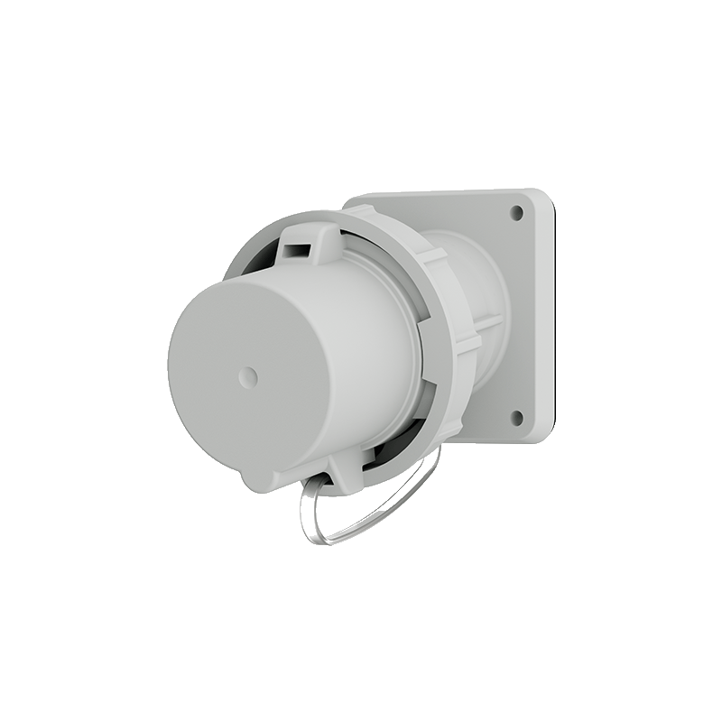 Mennekes 1295 ,Stecher montaj pe perete fix , 63A 5 poli 1h-50V , IP67