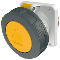 Mennekes 1455 ,Priza modulara CEE pentru montajul in carcase sau canale , 125A 4 poli 4h 110V , IP67