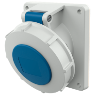 Mennekes 1703 ,Priza modulara CEE pentru montajul in carcase sau canale TwinCONTACT 16A 4 poli 9h 230V , IP67