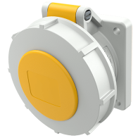 Mennekes 1707 ,Priza modulara CEE pentru montajul in carcase sau canale TwinCONTACT 16A 3 poli 4h 110V , IP67