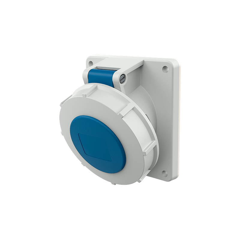 Mennekes 1802 ,Priza modulara CEE pentru montajul in carcase sau canale TwinCONTACT 32A 3 poli 6h 230V , IP67