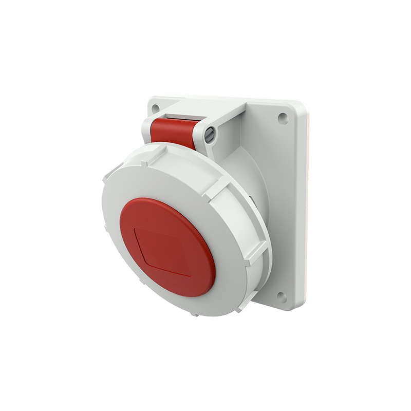 Mennekes 1808 ,Priza modulara CEE pentru montajul in carcase sau canale TwinCONTACT 32A 5 poli , 6h , 400V , IP67