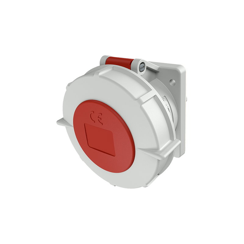 Mennekes 1814 ,Priza modulara CEE pentru montajul in carcase sau canale TwinCONTACT 32A 4 poli 6h 400V , IP67