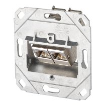 Priza de date dublă Cat6A cu module,  Metz Connect 1309121102-E