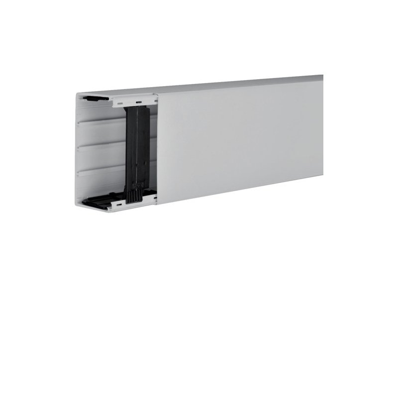 Canal Cablu  din PC/ABS fara halogen LFH 60x110mm gri deschis  , Hager LFH6011007035