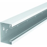 Canal cablu pt. montaj aparataj din tablă oțel OBO GS-S70110 70x110 alb pur ,făra halogen-ignifug