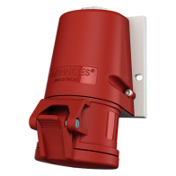 Priza de perete trifazata 5x32A TwinCONTACT 6h 400V IP44