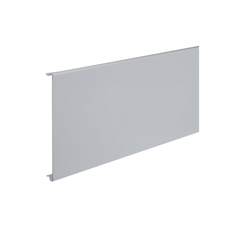 Capac canal cablu aparataj la BRS Lățime 120mm din tablă de oțel in gri deschis  , Hager BRS12027035