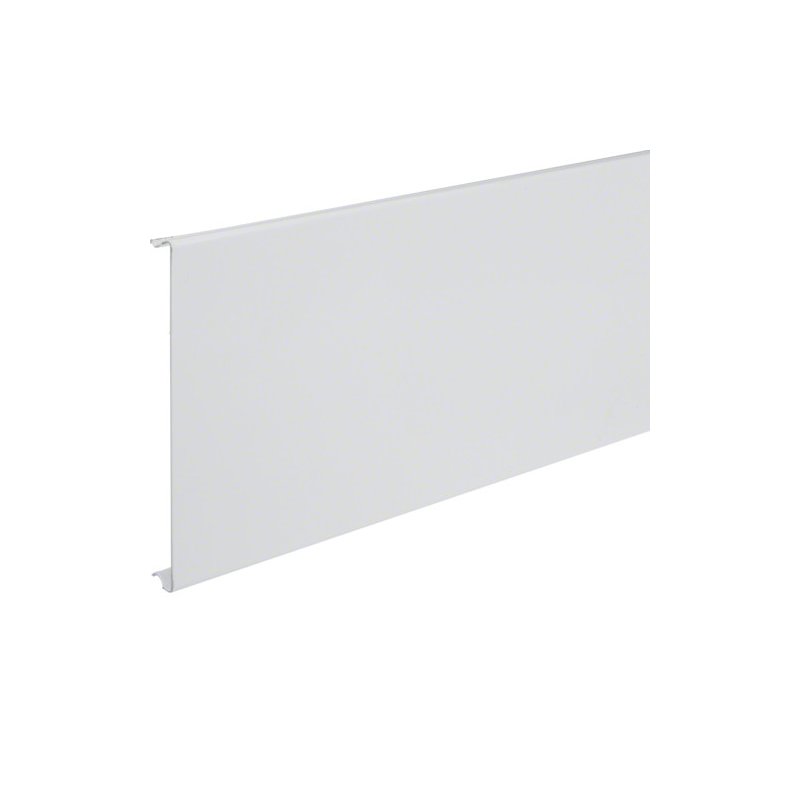 Capac canal cablu aparataj la BRS Lățime 120mm din tablă de oțel in alb  , Hager BRS12029010