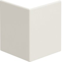 Capac colț exterior la BRS 80mm din tablă de oțel in crem , Hager BRS0802A9001