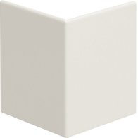 Capac colț exterior la BRS 80mm din tablă de oțel in crem , Hager BRS0802A9001