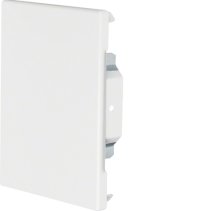 Capac terminal tăietură ascunsă la BRS 100x130mm OT 80mm din tablă de oțel alb  , Hager BRS10013069010