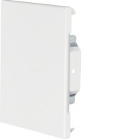 Capac terminal tăietură ascunsă la BRS 100x130mm OT 80mm din tablă de oțel alb  , Hager BRS10013069010