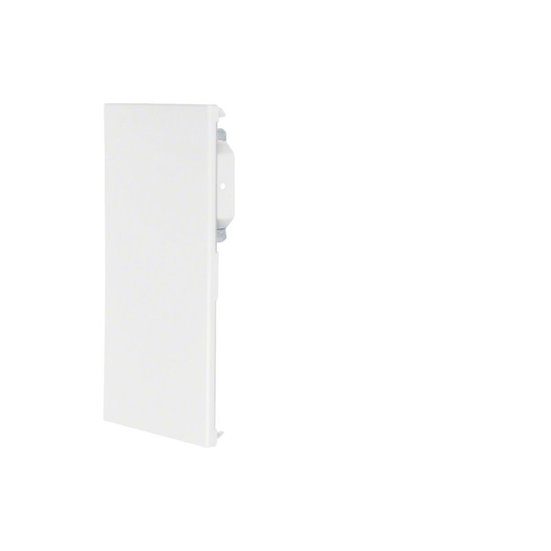 Capac terminal tăietură ascunsă la BRS 100x210mm OT 2x80mm din tablă de oțel alb  , Hager BRS1002106D9010