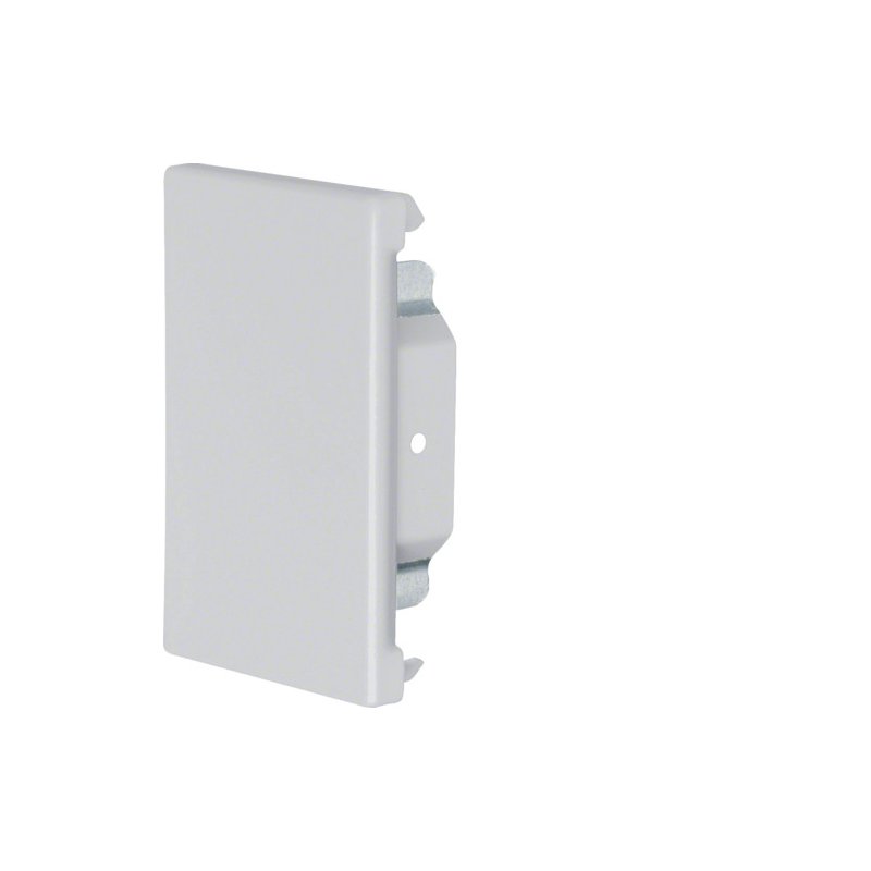 Capac terminal tăietură ascunsă tablă de oțel la BRS 70x100mm Capac 80mm gri deschis  , Hager BRS6510067035