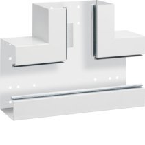 Element T din profil de bază la BRS 100x170mm Capac 80mm tablă de oțel alb uz. , Hager BRS10017089016