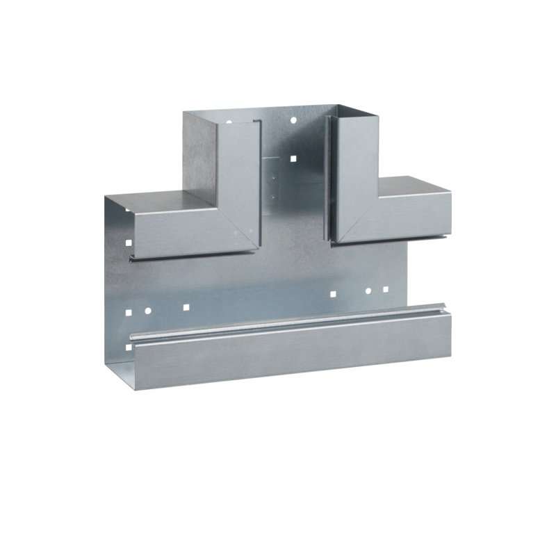 Element T din profil de bază la BRS 100x170mm Capac 80mm din tablă de oțel zincat , Hager BRS1001708VERZ
