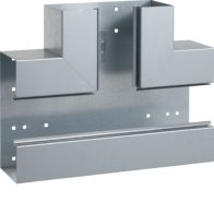 Element T din profil de bază la BRS 100x210mm Capac 80mm din tablă de oțel zincat , Hager BRS1002108VERZ