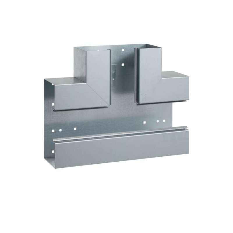 Element T din profil de bază la BRS 100x210mm Capac 80mm din tablă de oțel zincat , Hager BRS1002108VERZ