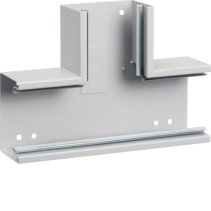Element T din profil de bază tablă de oțel la BRS 68x100mm Capac 80mm gri deschis  , Hager BRS6510087035