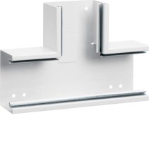 Element T din profil de bază tablă de oțel la BRS 68x100mm Capac 80mm alb  , Hager BRS6510089010