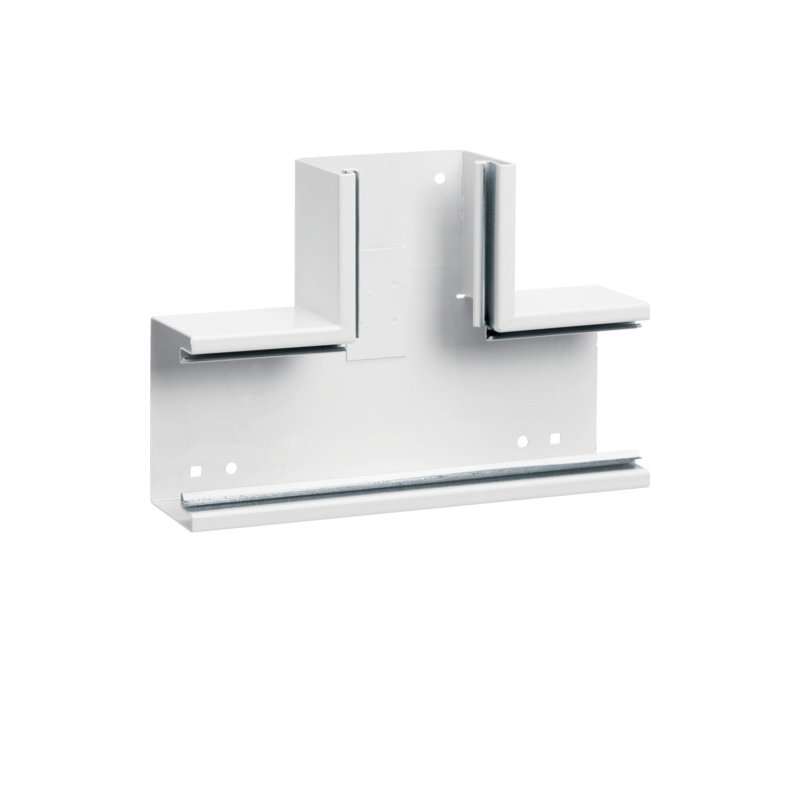 Element T din profil de bază tablă de oțel la BRS 68x100mm Capac 80mm alb  , Hager BRS6510089010