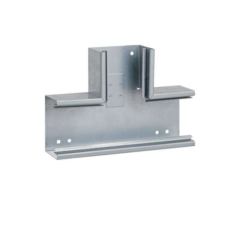 Element T din profil de bază tablă de oțel la BRS 68x100mm Capac 80mm zincat , Hager BRS651008VERZ
