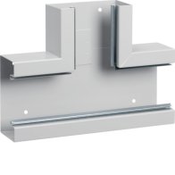 Element T din profil de bază tablă de oțel la BRS 68x130mm Capac 80mm gri deschis  , Hager BRS6513087035