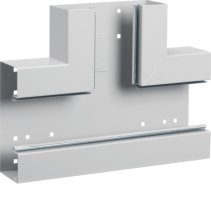 Element T din profil de bază tablă de oțel la BRS 68x170mm Capac 80mm gri deschis  , Hager BRS6517087035