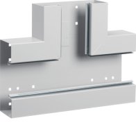 Element T din profil de bază tablă de oțel la BRS 68x170mm Capac 80mm gri deschis  , Hager BRS6517087035