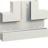 Element T din profil de bază la BRS 68x210mm Capac 80mm din tablă de oțel crem , Hager BRS6521089001