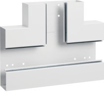 Element T din profil de bază tablă de oțel la BRS 68x210mm Capac 80mm alb  , Hager BRS6521089010