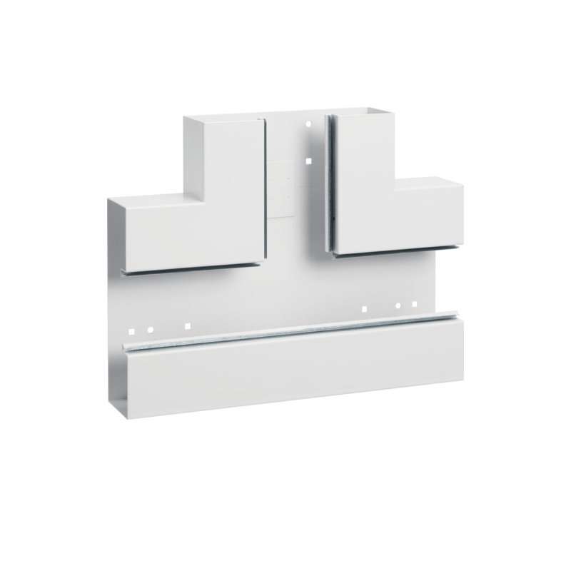 Element T din profil de bază tablă de oțel la BRS 68x210mm Capac 80mm alb  , Hager BRS6521089010