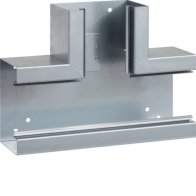 Element T din profil de bază la BRS 85x130mm Capac 80mm din tablă de oțel zincat , Hager BRS851308VERZ