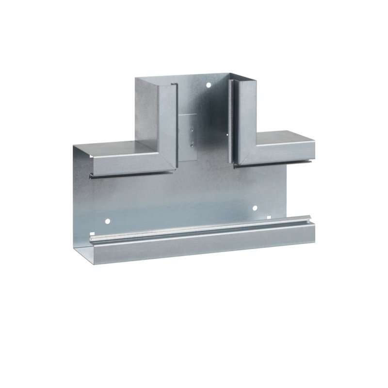Element T din profil de bază la BRS 85x130mm Capac 80mm din tablă de oțel zincat , Hager BRS851308VERZ