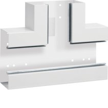 Element T din profil de bază la BRS 85x170mm Capac 80mm din tablă de oțel in alb  , Hager BRS8517089010