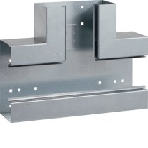 Element T din profil de bază la BRS 85x170mm Capac 80mm din tablă de oțel zincat , Hager BRS851708VERZ