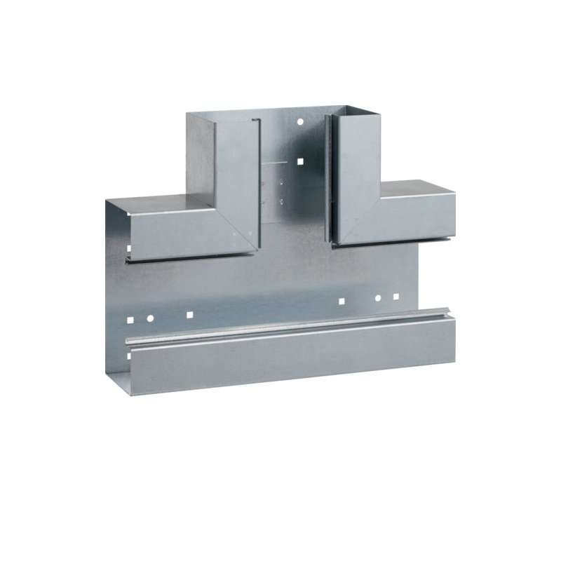 Element T din profil de bază la BRS 85x170mm Capac 80mm din tablă de oțel zincat , Hager BRS851708VERZ