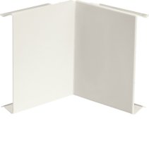 Capac colț interior la BRS 80mm din tablă de oțel in crem , Hager BRS0802I9001