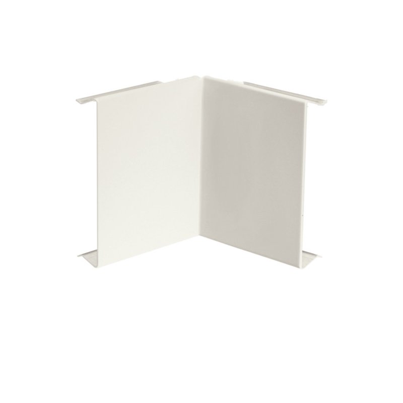 Capac colț interior la BRS 80mm din tablă de oțel in crem , Hager BRS0802I9001