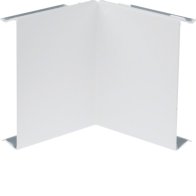 Capac colț interior la BRS 80mm din tablă de oțel in alb  , Hager BRS0802I9010