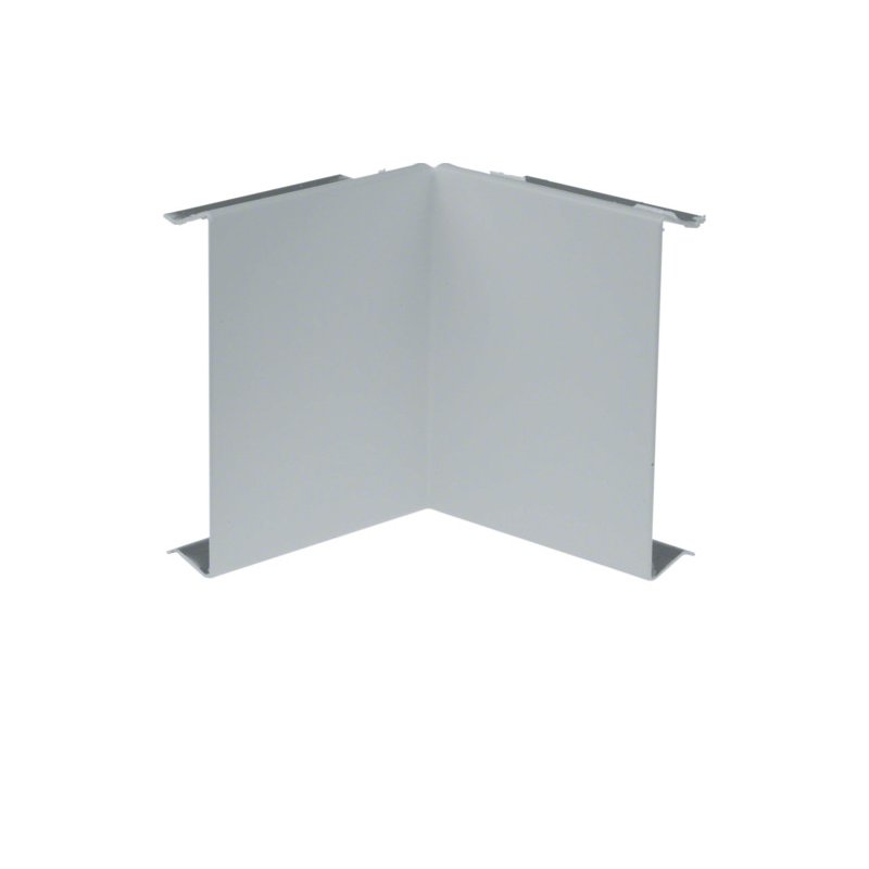 Capac colț interior la Canal cablu aparataj BRS 80mm din tablă de oțel zincat , Hager BRS0802IVERZ