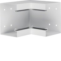 Colț interior din profil de bază la BRS 100x130mm Capac 80mm din tablă de oțel alb  , Hager BRS10013049010