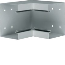Colț interior din profil de bază la BRS 100x130mm Capac 80mm din tablă de oțel zincat , Hager BRS1001304VERZ