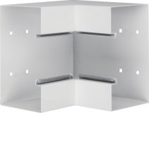 Colț interior din profil de bază la BRS 100x170mm Capac 80mm din tablă de oțel alb  , Hager BRS10017049010