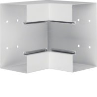 Colț interior din profil de bază la BRS 100x170mm Capac 80mm din tablă de oțel alb  , Hager BRS10017049010
